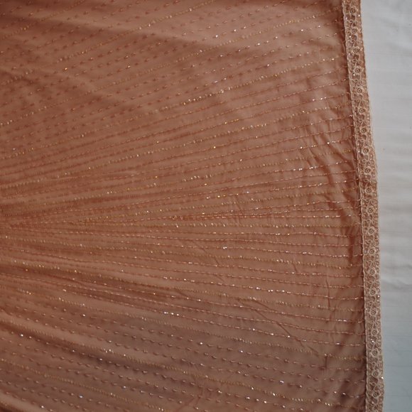 Sutton Studio/ Bloomingdales Beaded "Nude" Formal Pencil Skirt NEW- Sz.18 - Picture 4 of 6